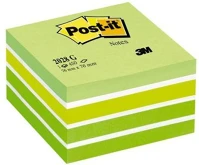 3m postit COR_LP2028G Öntapadó jegyzettömb, 76x76 mm, 450 lap, aquarell zöld kép