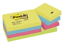 3m COR_LP653TFEN Öntapadó jegyzettömb, 38x51 mm, 12x100 lap,  