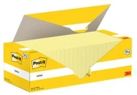 3m COR_LP654CYVP24 Öntapadó jegyzettömb, 76x76 mm, 18+6x100 lap, kanári sárga kép