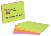 3m COR_LP6845SSP Öntapadó jegyzettömb, 203x152 mm, 4x45 lap,  