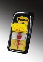 3m COR_LPJ68031 Jelölőcímke, műanyag, 50 lap, 25x43 mm, ikonos, aláírás kép