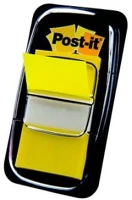 3m COR_LPJ6805 Jelölőcímke, műanyag, 50 lap, 25x43 mm, sárga kép