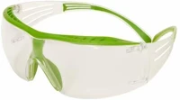 3m SF401XSGAF-GRN Securefit  védőszemüveg, párásodásmentes, átlátszó lencse, zöld kép