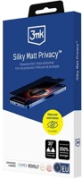 3mk GP-163721 silky matt privacy képernyővédő fólia matt, betekintés védelem kép