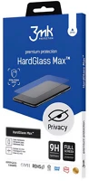 3mk GP-180987 hard glass max privacy képernyővédő üveg 3d, 9h + segédkeret, fekete kép