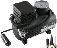 4cars 90304 autós kompresszor, 250 PSI, 18 bar, 10 A, 3 fúvókaadapter, 2,5m vezeték kép