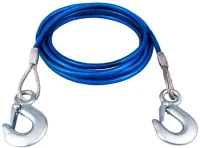 4cars 90397 Vontatókötél, szigetelt drót, 2 t, 6 mm, 4 m - kép