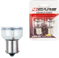 4cars 92476 Izzó 6led 12v s25-5050smd ba15s narancssárga 2 db - kép