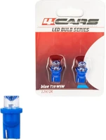 4cars 92711 Izzó 1led 12v t10, kék, 2 db - kép