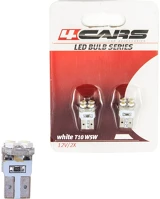 4cars 92773 Izzó 4led 12v t10, 2 db - kép