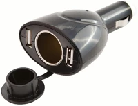 4cars 94517 Szivargyújtós töltő 12-24v, 3 aljzat - kép