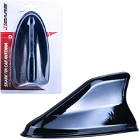 4cars 96511 Cápauszony tetőantenna erősítővel, fekete - kép