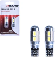 4cars 96788 Izzó 9 smd led 5730 canbus 12v t10, 2 db - kép