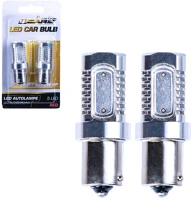 4cars 96801 Izzó 5 smd led 12v ba15s 5x1,5w, 2 db - piros kép