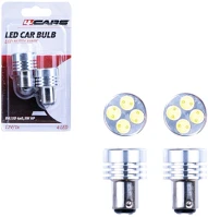 4cars 96870 Izzó 4 smd led 12v 4x0,5w ba15d, 2 db - kép