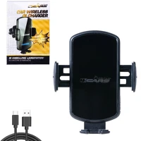 4cars 98133 Vezeték nélküli telefontöltő és tartó qi 12v - kép