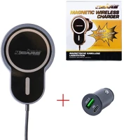 4cars 98157 Vezeték nélküli telefontöltő és mágneses tartó qi 12v - kép