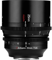 7artisans SEVCIN001 25mm t1.05 cine manuális objektív fekete (sony-e) aps-c kép
