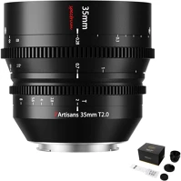 7artisans SEVCIN017 35mm t2.0 cine manuális objektív fekete (l) full frame kép