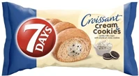 7days DARBOKKAL 60G Cream&Cookies vanília ízű krémmel töltött kakaós keksz kép