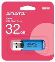 A-data AC906-32G-RWB 32gb dashdrive c906 usb-a 2.0 pendrive box kék kép