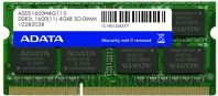 A-data ADDS1600W4G11-S Cl11   4gb 1600mhz ddr3l 1.35v notebook ram kép
