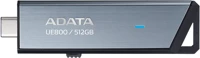 A-data AELI-UE800-512G-CSG Pendrive - 512gb ue800 (usb 3.2 gen2, r/w: 1000/1000 mb/s, ezüst) kép