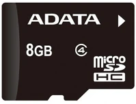 A-data AUSDH8GCL4-RA1+ADAPTER Micro sdhc + adapter kép