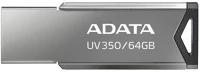 A-data AUV350-64G-RBK Pendrive 64gb  uv350 usb 3.1 ezüst kép