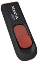 A-data C008 32GB PENDRIVE - FEKETE/PIROS AC008-32G-RKD C008 32gb pendrive - fekete/piros kép