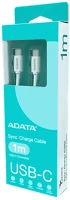 A-data CACC-100PN-WH Kábel usb 3.2 - usb typec - typec 1m műanyag fehér kép