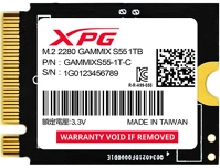 A-data GAMMIXS55-1T-C Ssd 1tb - xpg gammix s55 (m.2 2230, pcie gen 4x4, r:5000 mb/s, w:3700 mb/s) kép