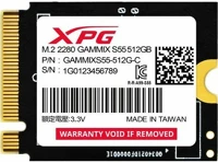 A-data GAMMIXS55-512G-C Xpg gammix s55 512gb pcie x4 (4.0) m.2 2230 ssd fekete kép