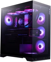 A-data INVADERXBTFMT-BKCWW Xpg invader x btf tempered glass black kép