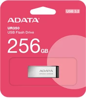 A-data UR350-256G-RSR/BK Pendrive 256gb, ur350 usb 3.2, fémházas, fekete kép