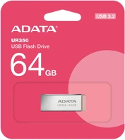 A-data UR350-64G-RSR/BG Pendrive 64gb, ur350 usb 3.2, fémházas, barna kép