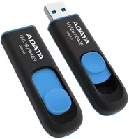 A-data UV128 USB 3.2 Pendrive 64gb, uv128 usb 3.2, fekete-kék kép