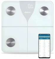 Abbrazzio SLIMFIT-WH Salente slimfit, személyi diagnosztikai fitnesz mérleg, bluetooth, fehér kép