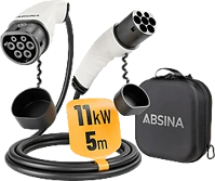 Absina 52-231-1001 Elektromos autó töltőkábel 11kw, 16a, 3 fázisú, 5m  (52-231-1001) kép