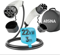 Absina ABK-22-32A-3F-3M 22kw, 32a, 3 fázisú, 3m elektromos autó töltőkábel kép