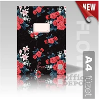 Absolut A4 87-40 Magic pattern dream roses a4 87-40 kockás füzet kép