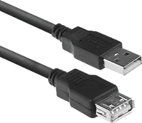 Act AC3040 Usb kábel 1,8 m usb 2.0 usb a fekete kép