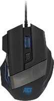 Act AC5000 Wired gaming mouse with illumination black kép