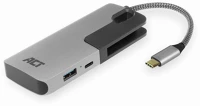 Act AC7052 Usb-c hub 3 port with cardreader grey kép