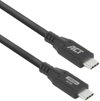 Act AC7440 Usb-c to usb-c cable 0,5m black kép
