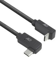 Act AC7481 usb 3.0 60w usb type-c (left/right angled) to usb type-c (up/down angled) kép