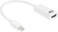 Act AC7525 Mini displayport male to hdmi-a female adapter 0,15m white kép