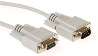 Act AK2321 Serial 1:1 connection cable 9 pin d-sub male to 9 pin d-sub female 15m ivory kép