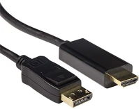 Act AK3987 Video átalakító kábel 0,5 m displayport hdmi fekete kép