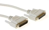 Act AK4046 Serial 1:1 connection cable 25 pin d-sub male to 25 pin d-sub female 3m white kép